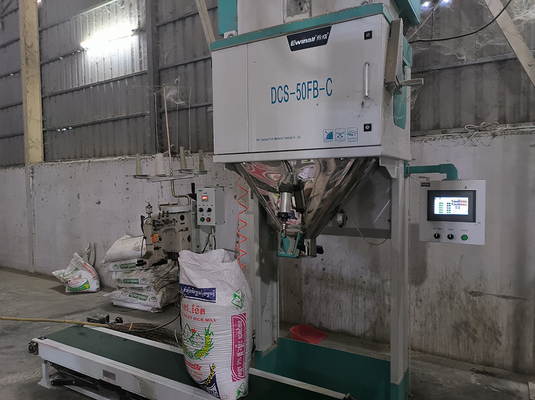 Ewinall DCS-50FB-C স্বয়ংক্রিয় ম্যানুয়াল রাইস প্যাকিং মেশিন 5 কেজি 10 কেজি 15 কেজি 25 কেজি