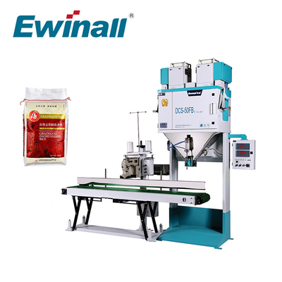 DCS-50FB1 Ewinall ম্যানুয়াল প্যাকিং স্কেল মেশিন 2.5 - 50kg রাইস মিলের জন্য