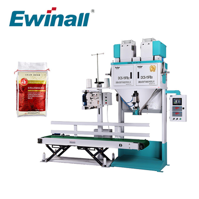 DCS-15FB2 Ewinall কালার স্ক্রিন রাইস মিল গ্রেন রাইস প্যাকিং মেশিন 2.5 কেজি - 15 কেজি