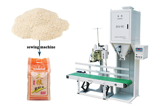 EWINALL AC380V প্যাকিং স্কেল মেশিন 30kg দানাদার
