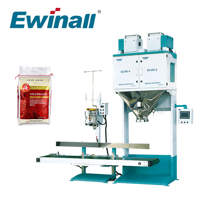 DCS-50FE2-B Ewinall রাইস প্যাকিং মেশিন পাউডার ওজন দাঁড়িপাল্লা আটা প্যাকেজিং ব্যবহার