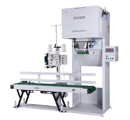 2.5kw ফডার দানাদার পশু ফিড প্যাকিং মেশিন 25kg থেকে 50kg